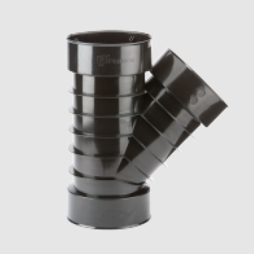 4" Corrugated Tile Wye Fitting